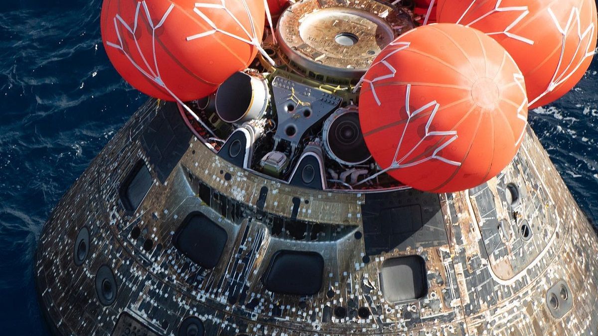 Корабель Orion повернувся додому Корабель Orion повернувся додому