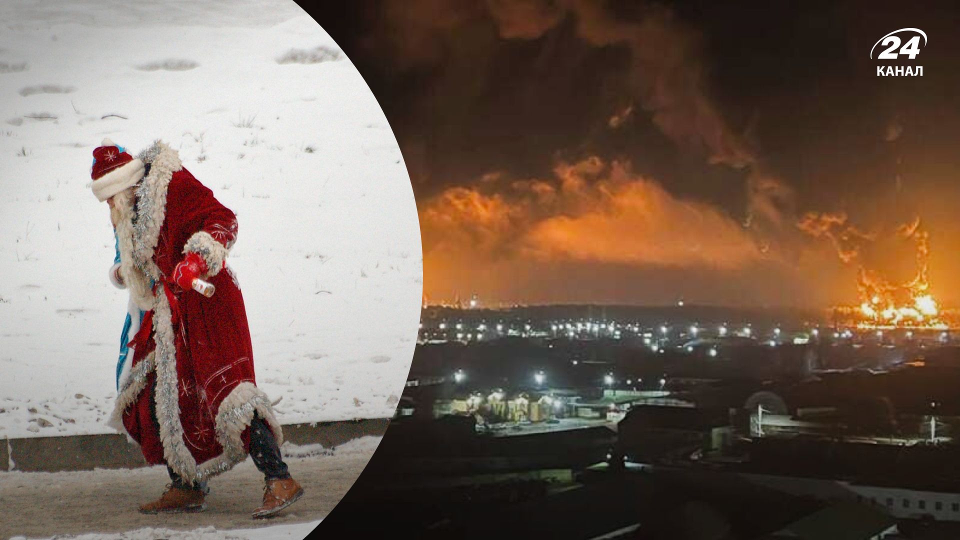 Взрывы в Брянской области - Дед Мороз не приедет в город из-за опасности Взрывы в Брянской области - Дед Мороз не приедет в город из-за опасности