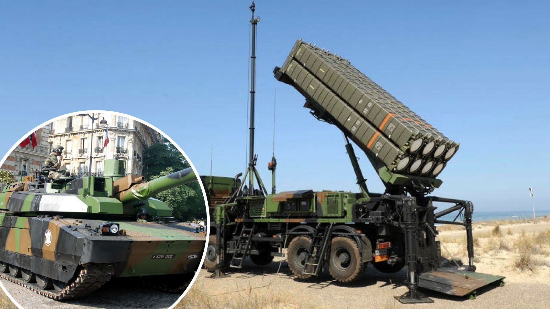 Яку зброю Україна хоче отримати від Франції - SAMP-T, Leclerc