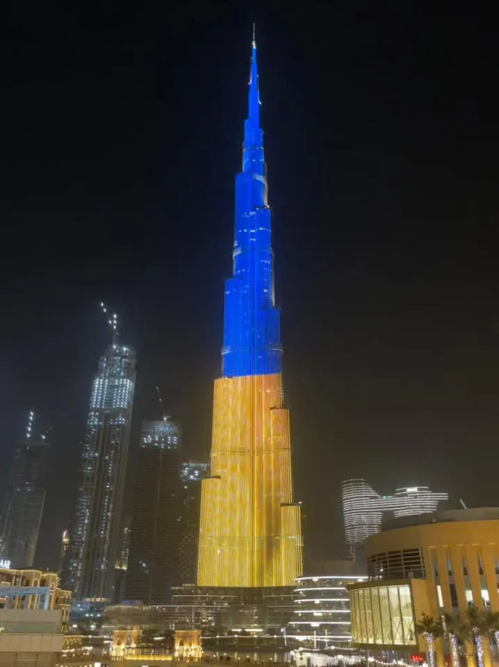 Высочайший небоскреб в мире Бурдж Халифа