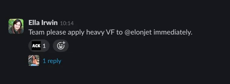 Скриншот с якобы внутреннего чата Twitter Скриншот с якобы внутреннего чата Twitter