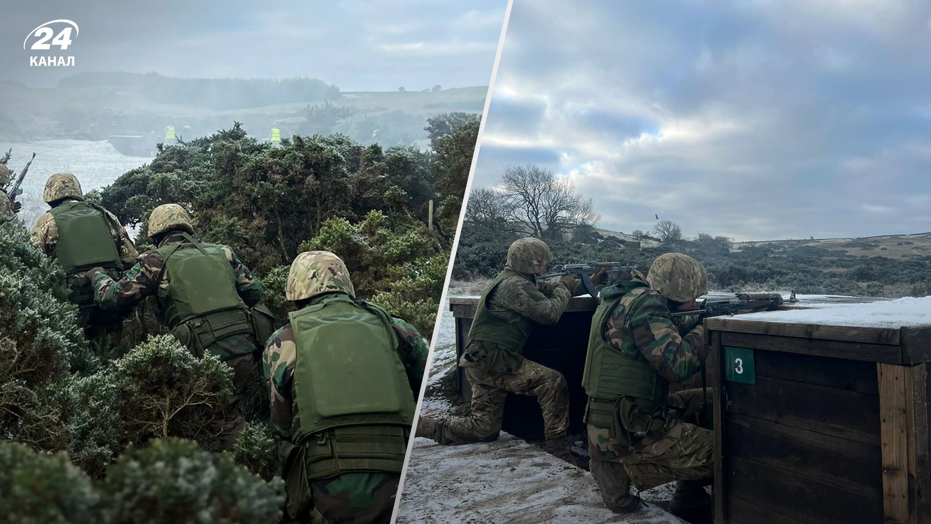 Як воїни ЗСУ тренуються у засніженій Північній Англії - фото тренувань Як воїни ЗСУ тренуються у засніженій Північній Англії - фото тренувань