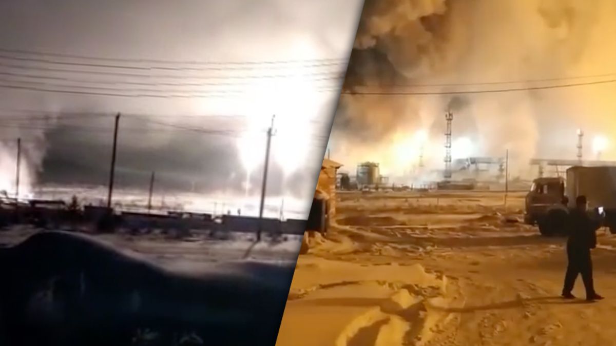 В Іркутську, що в Росії, масштабна пожежа