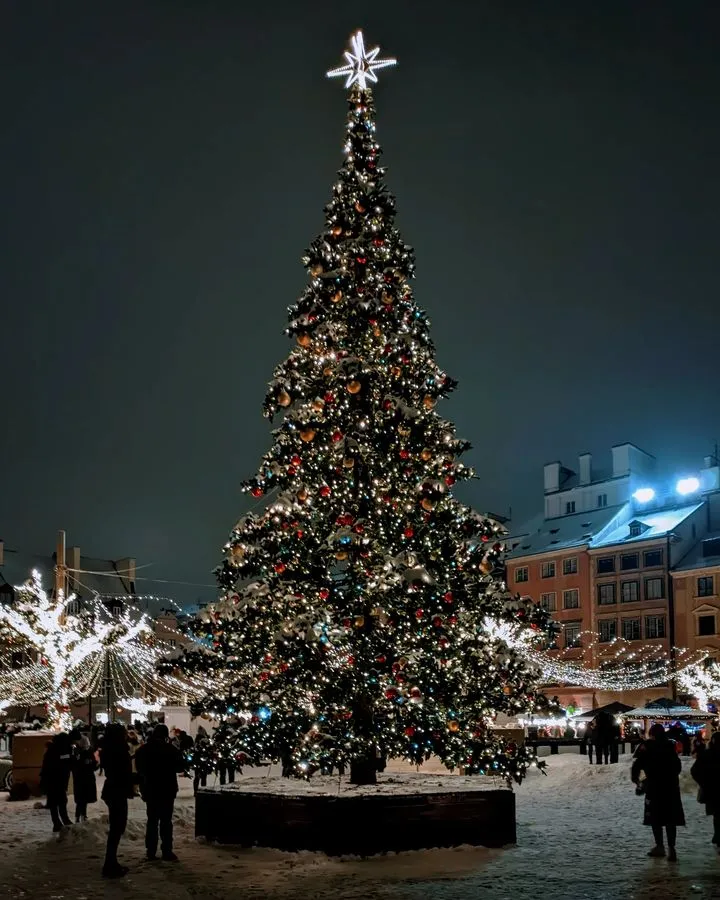 Головна варшавська ялинка у 2022 році Головна варшавська ялинка у 2022 році