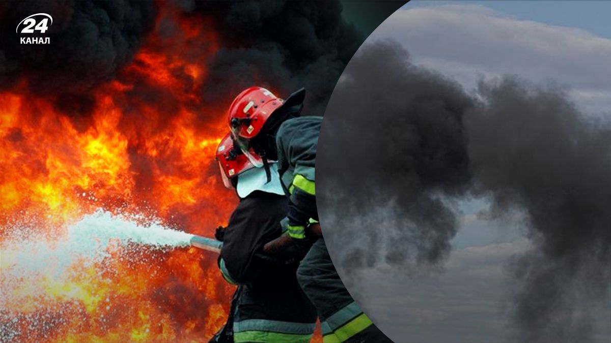 Рятувальники гасять пожежу - 24 канал Рятувальники гасять пожежу - 24 канал