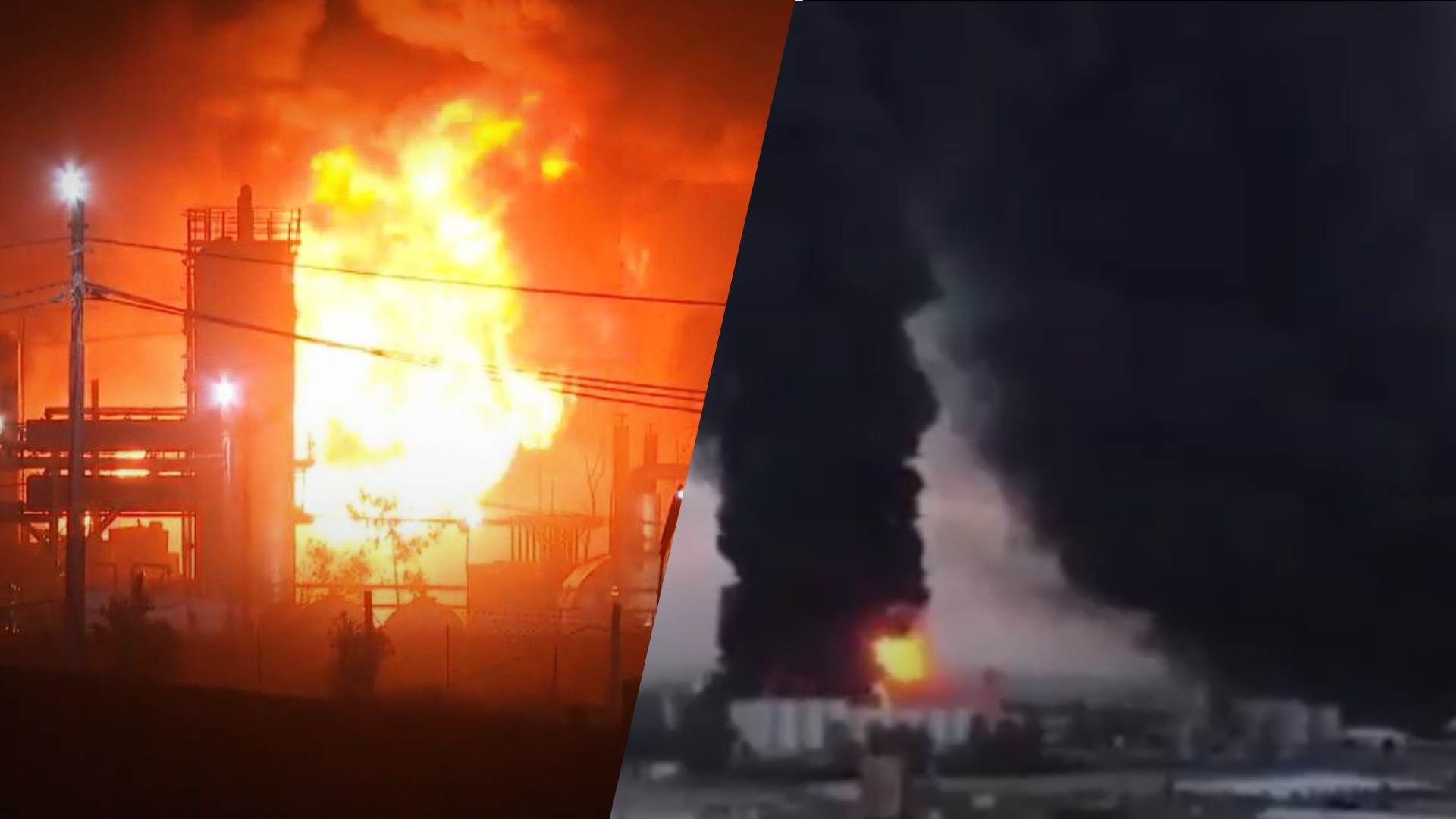 В Іраку горить нафтопереробний завод 27 грудня 2022 - фото пожежі