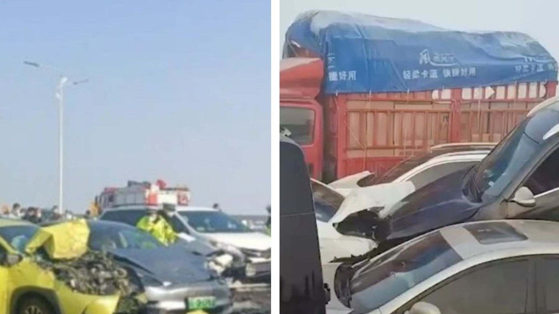 ДТП в Китае с 200 авто - столкнулись сотни авто сразу - видео и фото ДТП в Китае с 200 авто - столкнулись сотни авто сразу - видео и фото