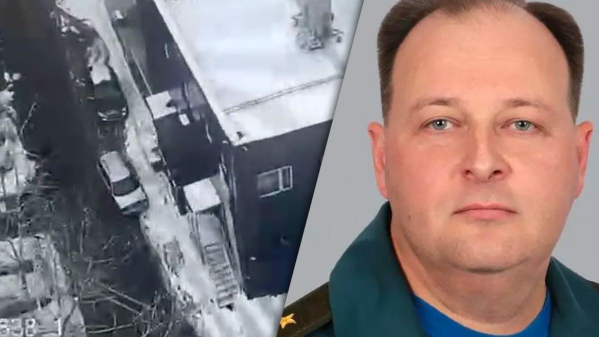 На русского генерала упала глыба льда На русского генерала упала глыба льда