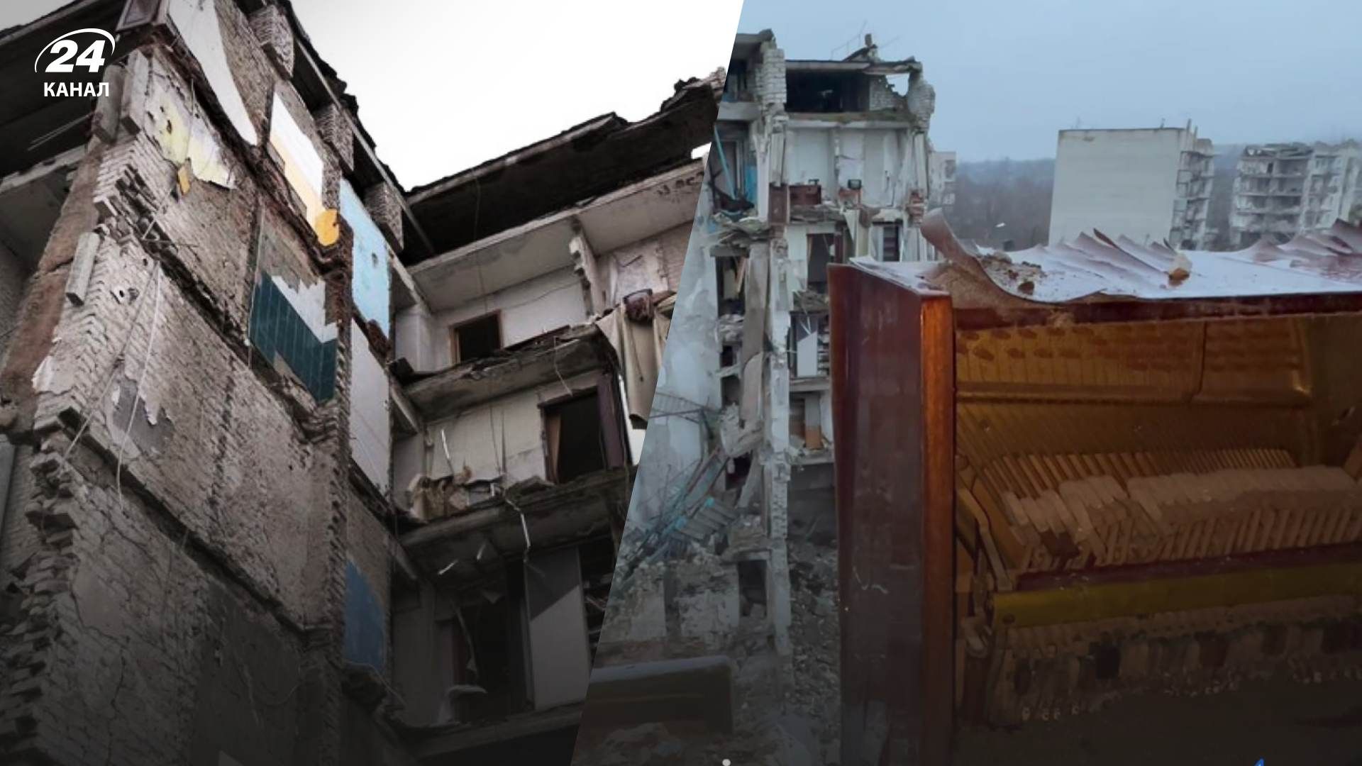 В Ізюмі у зруйнованому будинку вціліло піаніно - фото