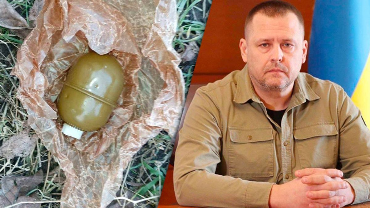Опасные гранаты в мусорнике Днепра