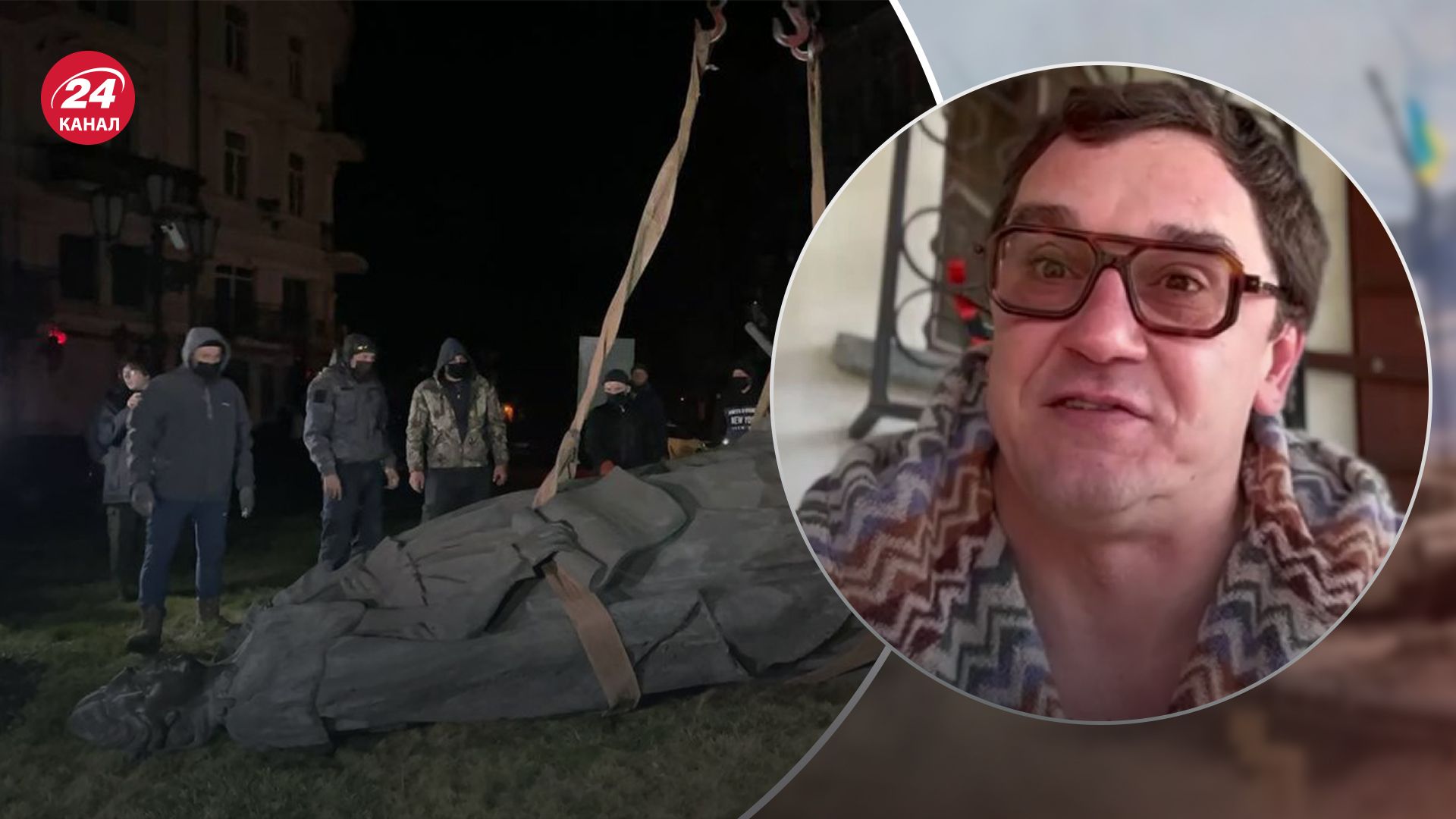 Блогер Домбровский возмутился из-за сноса памятника Екатерине