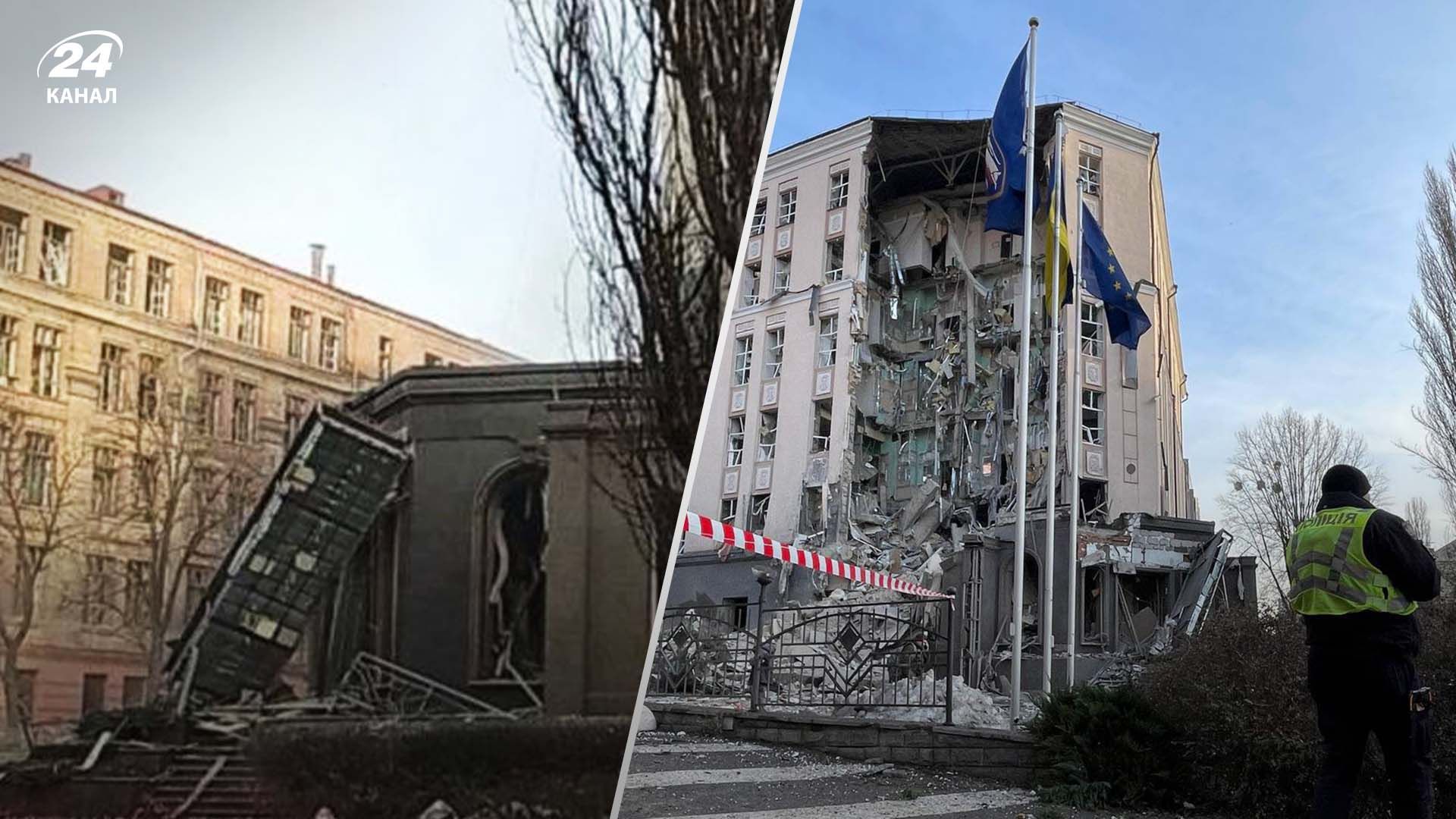 Последствия атаки по Киеву