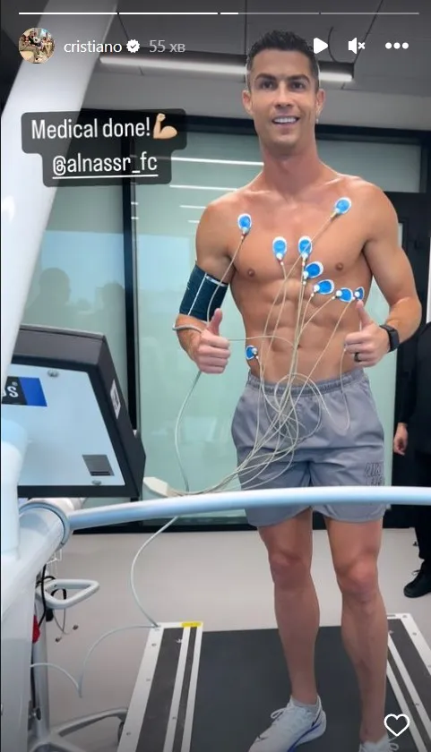 Роналду прошел медосмотр в Аль-Насри Роналду прошел медосмотр в Аль-Насри