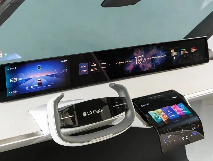 Автомобільні дисплеї LG Display на виставці CES 2023
