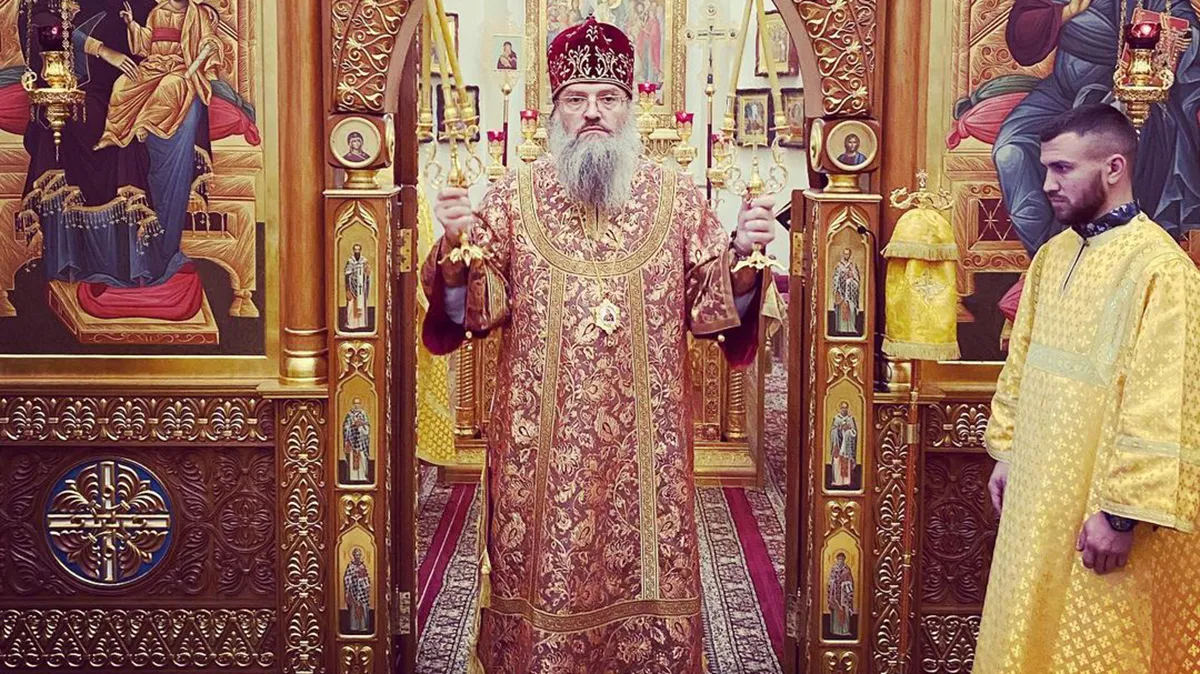 Василь Ломаченко та митрополит Лука Василь Ломаченко та митрополит Лука