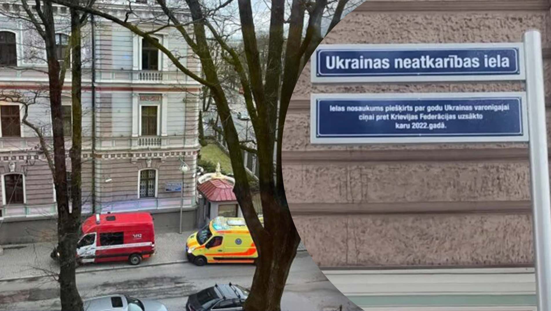 В посольстве России якобы обнаружили неизвестную посылку. В посольстве России якобы обнаружили неизвестную посылку.