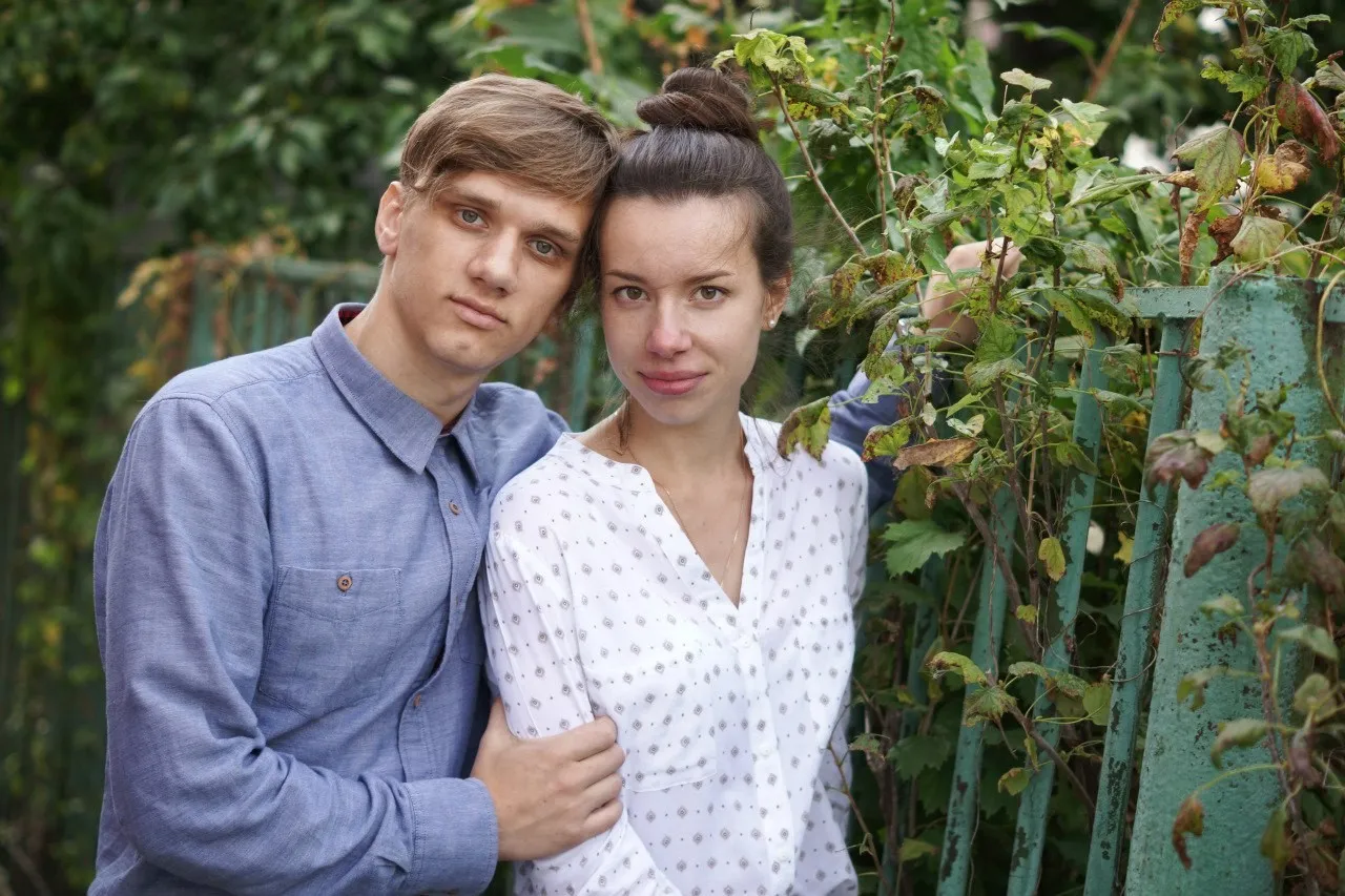 Півкін з дружиною Альоной Півкін з дружиною Альоной