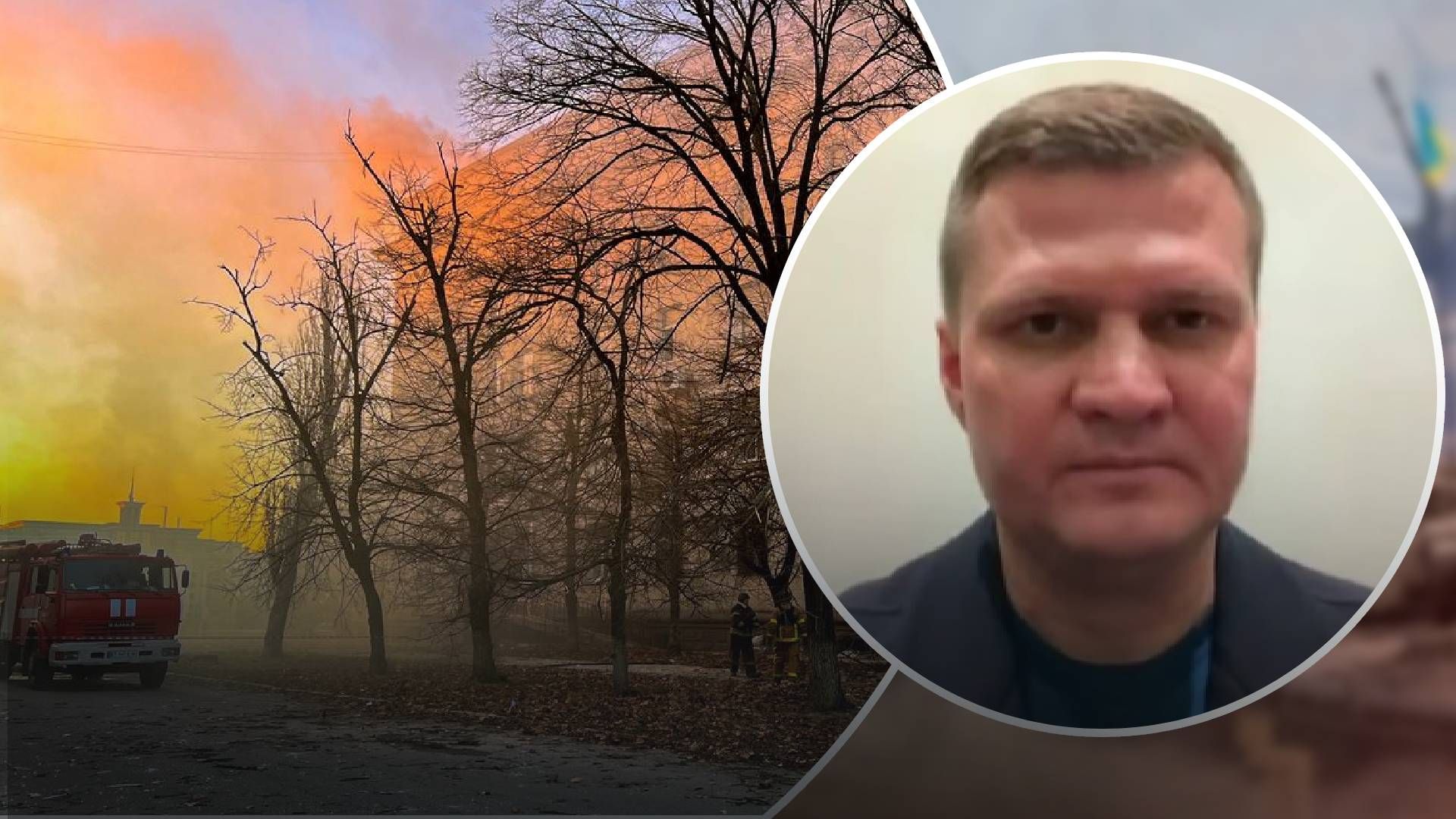 Ворог продовжує бити по Херсону Ворог продовжує бити по Херсону