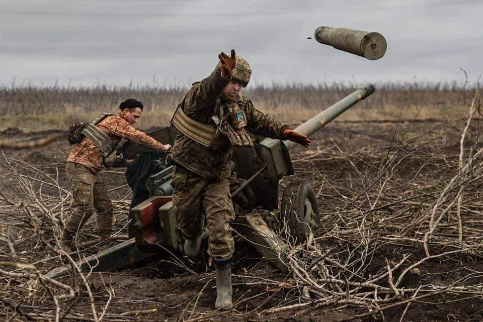 Украинские военные на фронте