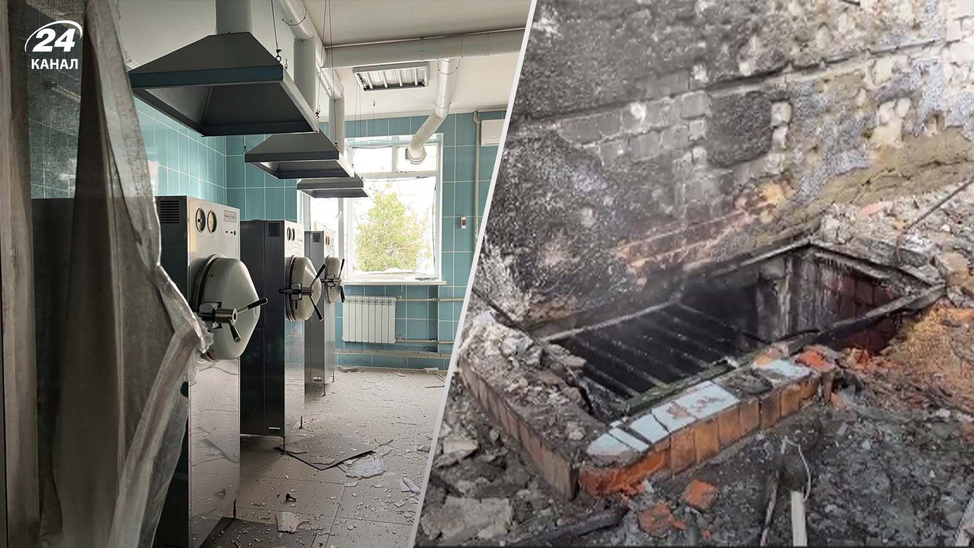 Росіяни атакували пологовий у Херсоні Росіяни атакували пологовий у Херсоні