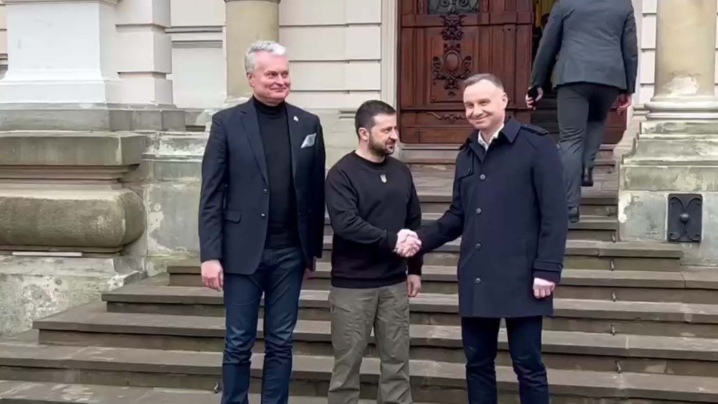 Зеленский, Дуда и Науседа встретились во Львове и подписали декларацию Люблинского треугольника - 24 Канал