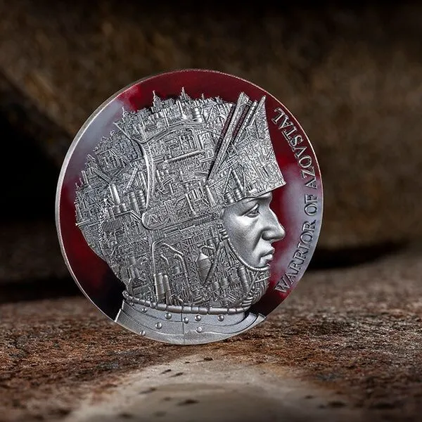 Островная страна выпустила монету в честь защитников Мариуполя