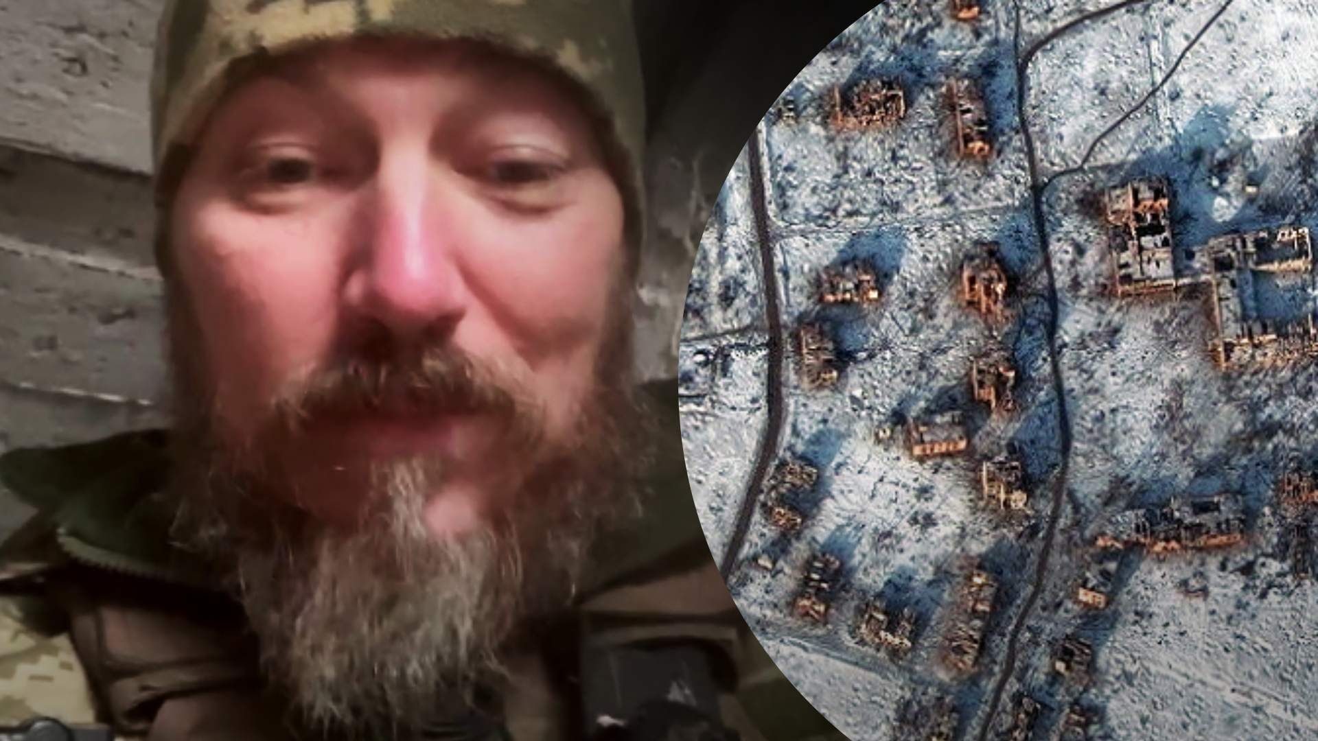 Бої в Соледарі 13 січня 2023 - військовий Мадяр показав відео з міста Бої в Соледарі 13 січня 2023 - військовий Мадяр показав відео з міста