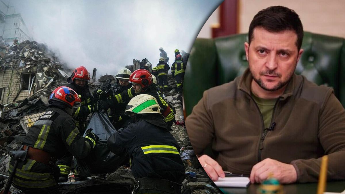 Зеленский об обстреле Днепра Зеленский об обстреле Днепра