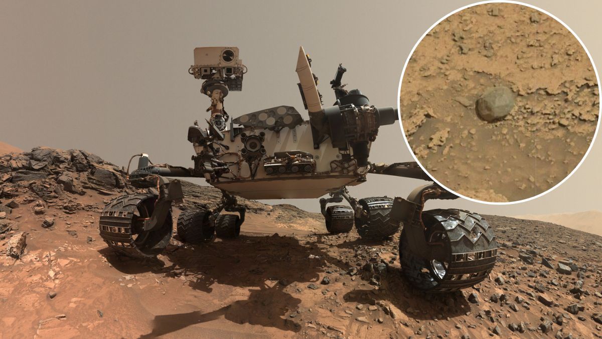 Марсоход Curiosity обнаружил необычный камень – ученые подозревают, что это метеорит - Техно