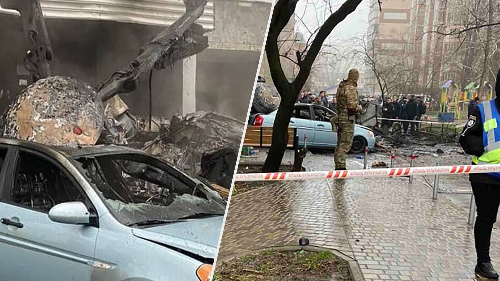 В Броварах впав гелікоптер - де перебувають діти з дитсадка В Броварах впав гелікоптер - де перебувають діти з дитсадка