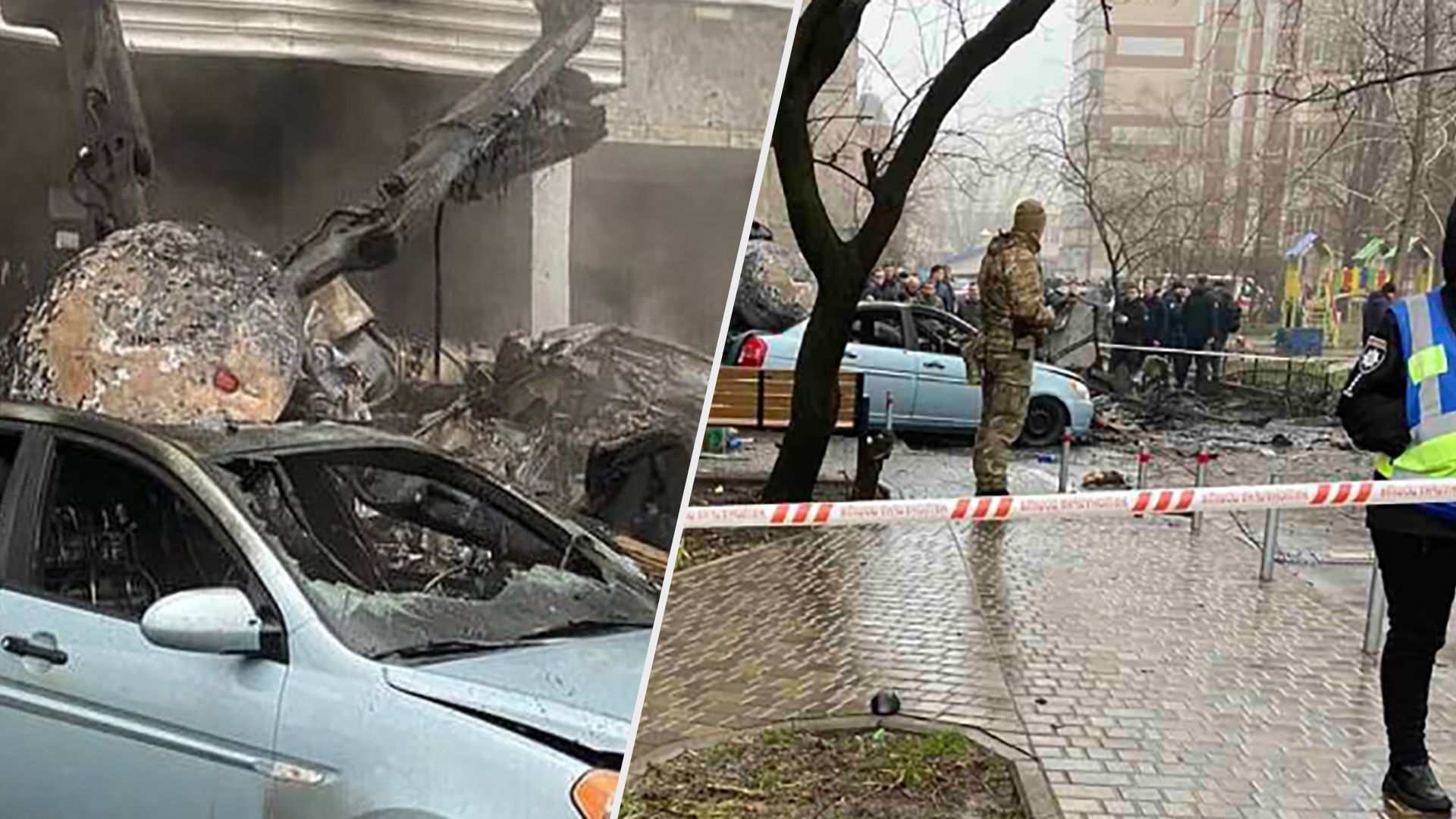 В Броварах упал вертолет - где находятся дети из детсада В Броварах упал вертолет - где находятся дети из детсада