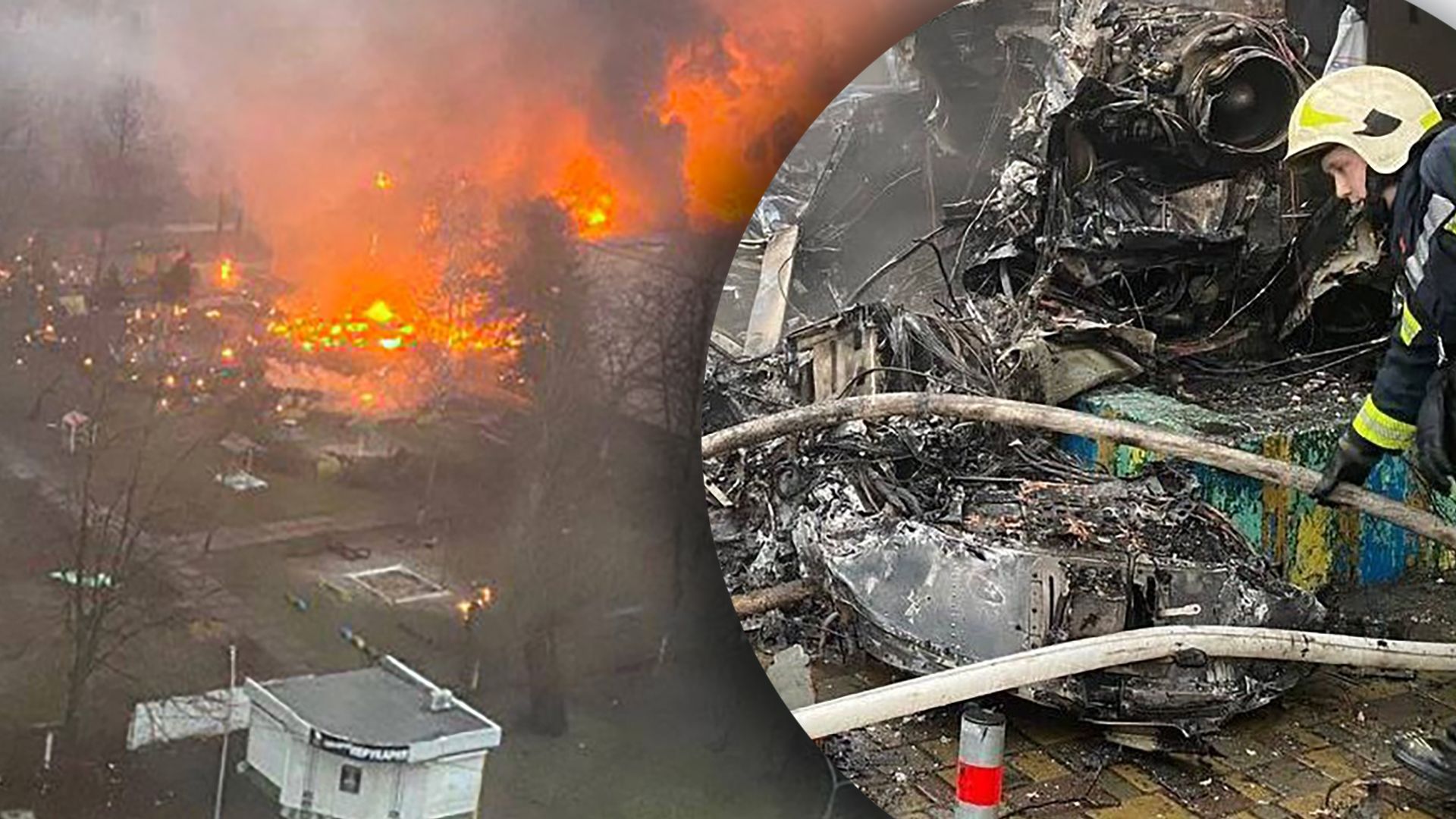В Броварах упал вертолет – вероятные версии авиакатастрофы 18 января