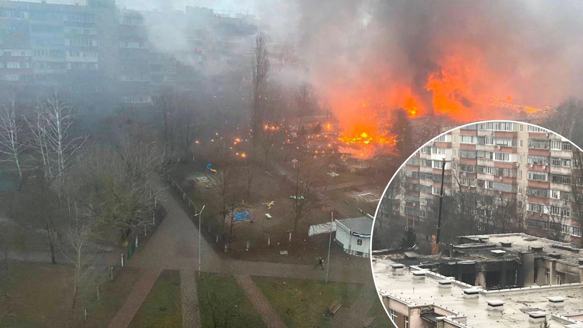 Падение вертолета в Броварах 18 января 2023 - женщина рассказала, как ее сын видел все это- 24 Канал Падение вертолета в Броварах 18 января 2023 - женщина рассказала, как ее сын видел все это- 24 Канал