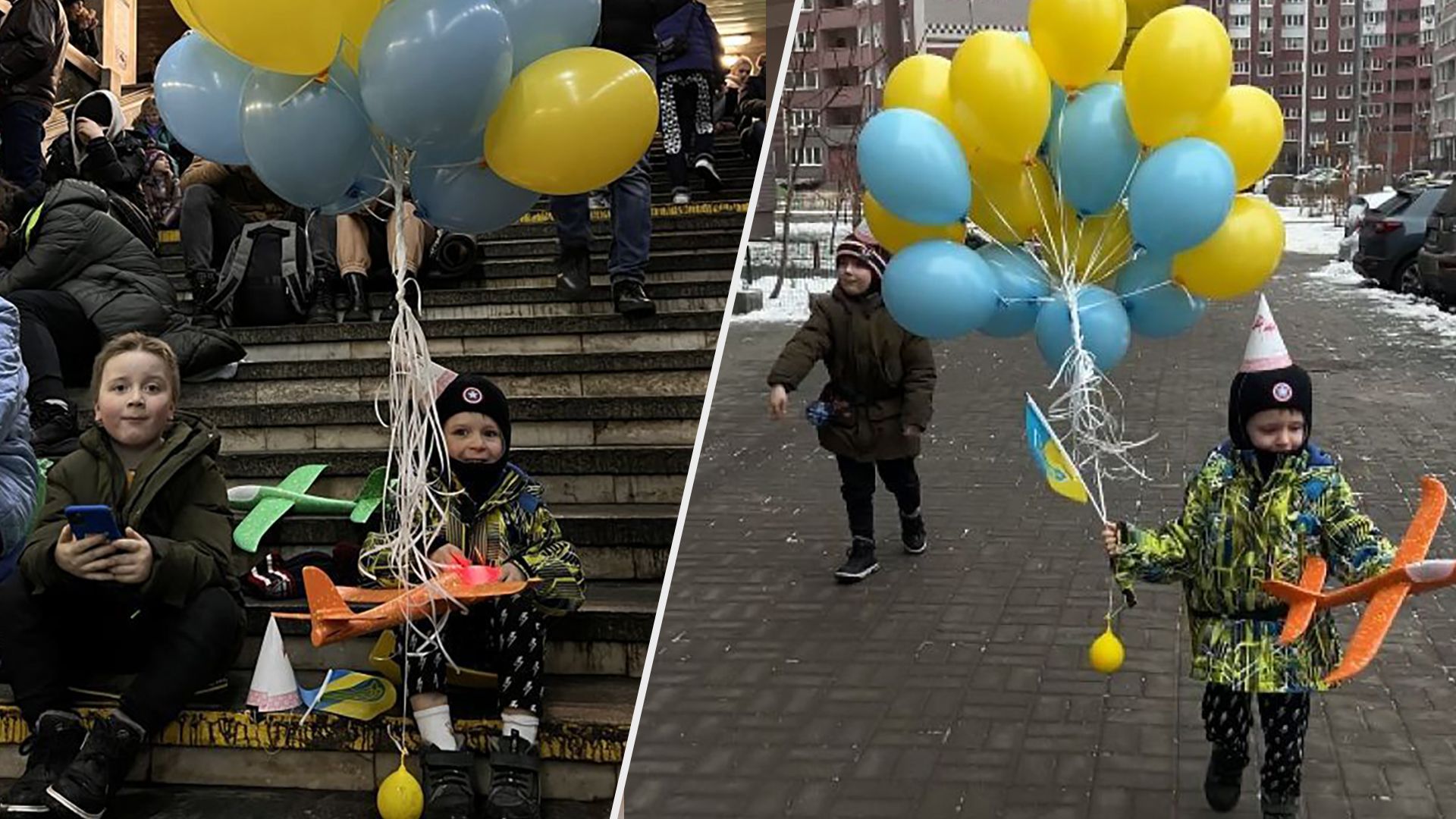 День рождения в метро во время тревоги 14 января – трогательная история 5-летнего мальчика
