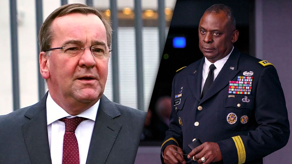 Встреча глав Минобороны США и Германии Встреча глав Минобороны США и Германии