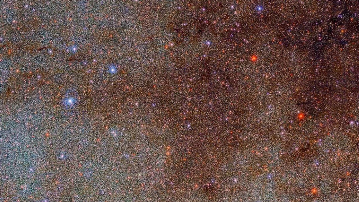 На цьому зображенні частини Молочного Шляху з безпрецедентною деталізацією 3,3 мільярда об'єктів - Техно
