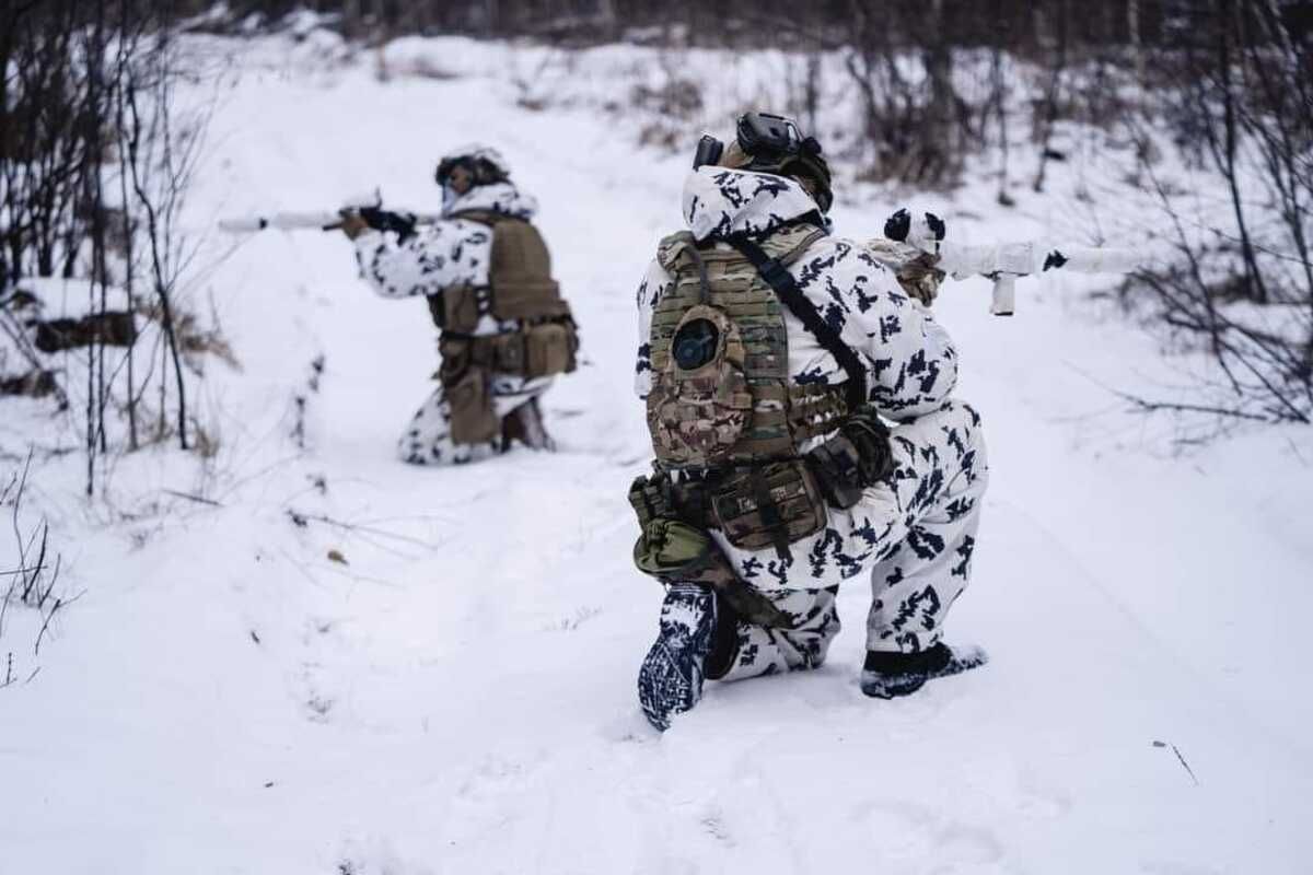 Карта бойових дій станом на 21 січня 