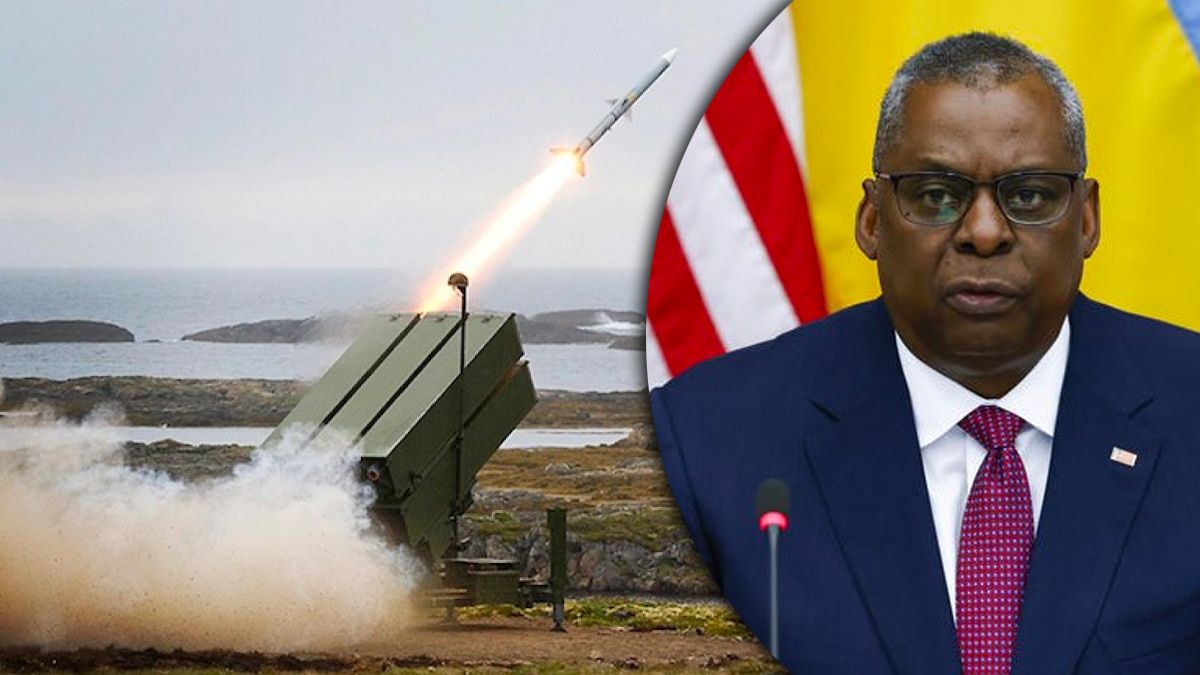 ЗРК NASAMS и Ллойд Остин ЗРК NASAMS и Ллойд Остин