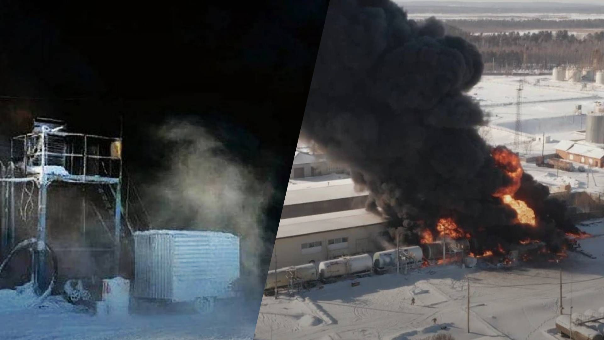 Яркое утро: в России мощно горят цистерны с топливом - 24 Канал Яркое утро: в России мощно горят цистерны с топливом - 24 Канал