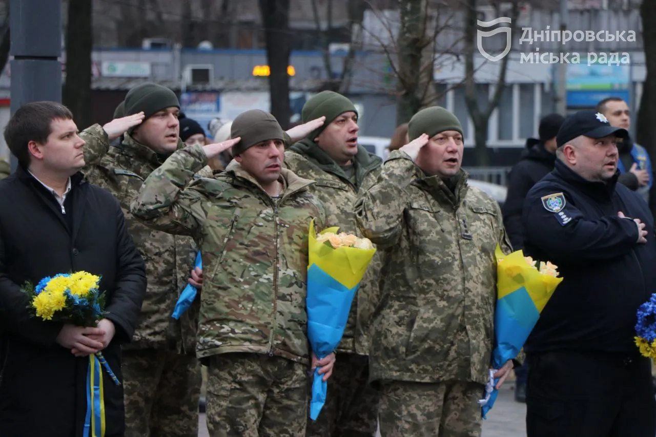 У Дніпрі вшанували пам'ять загиблих військових