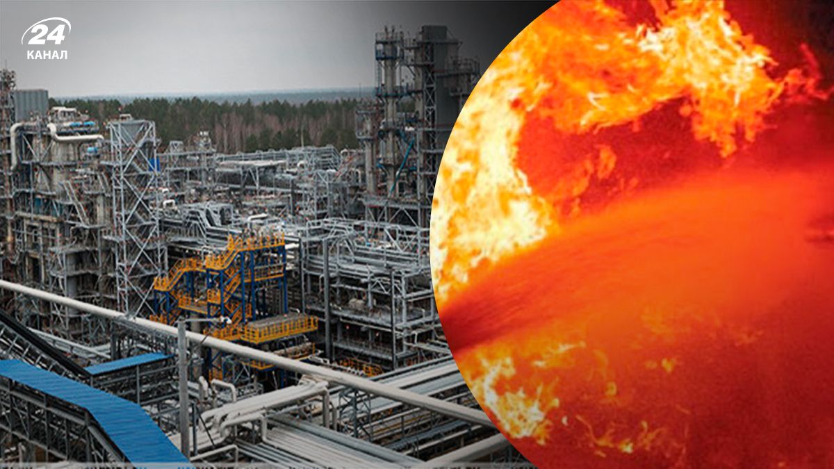 На Мозирському НПЗ спалахнула пожежа - 24 Канал На Мозирському НПЗ спалахнула пожежа - 24 Канал