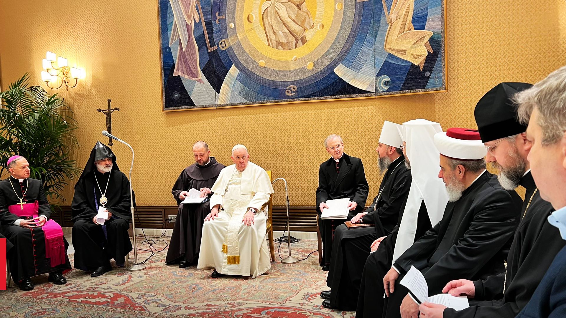 Папа Франциск зустрівся з головами українських церков