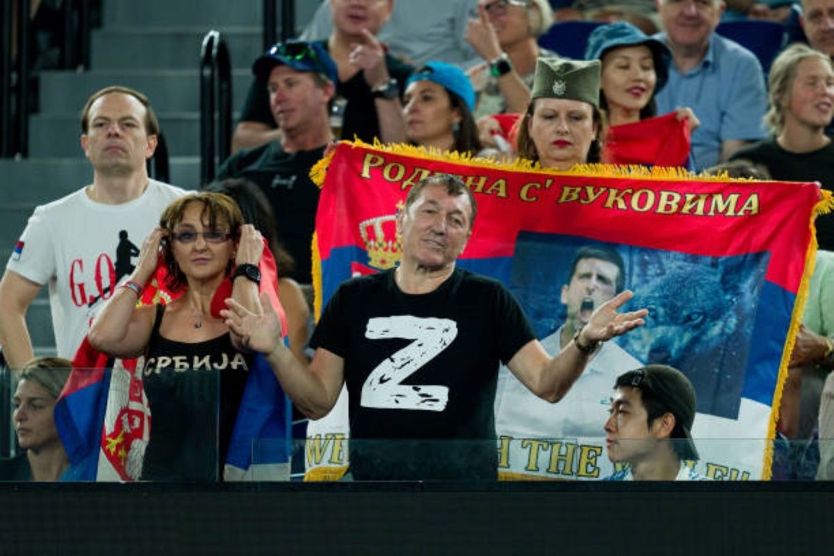 Фанат російських окупантів на Australian Open