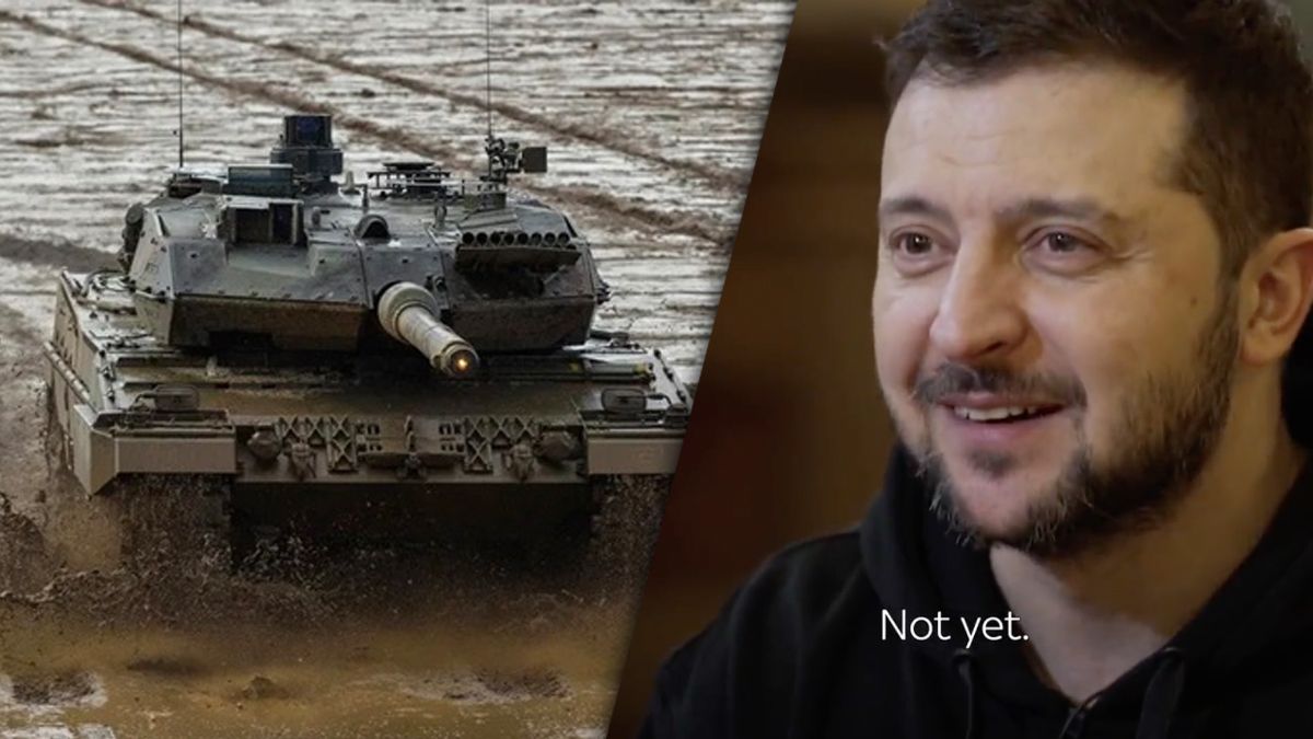 Реакція Зеленського на новину про надання танків ЗСУ