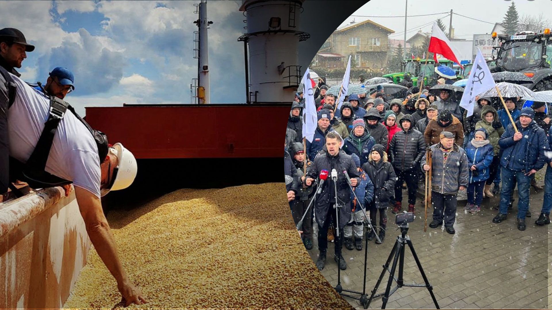 Фермеры европейских стран протестуют против зерна из Украины