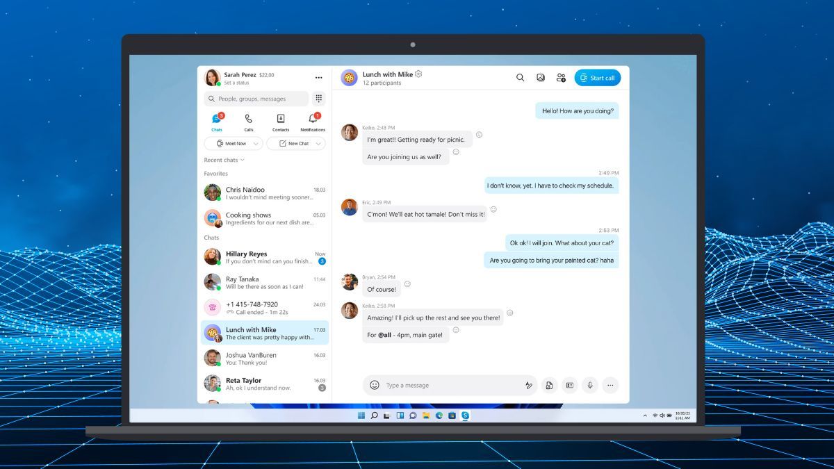 Skype изменил дизайн Skype изменил дизайн