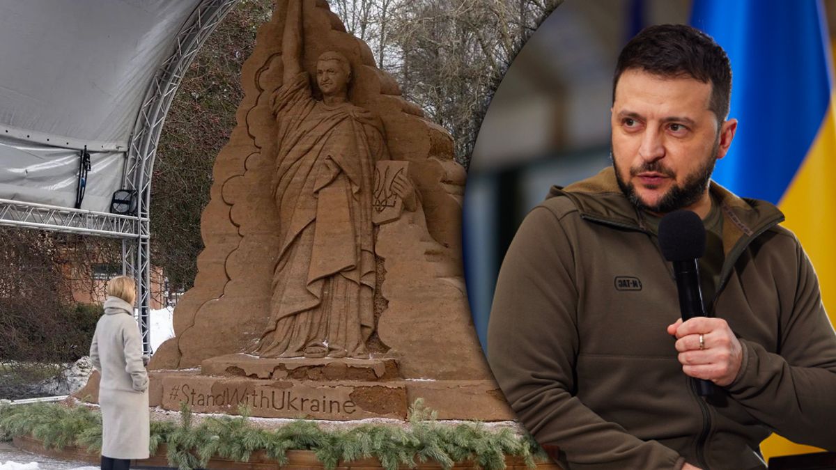 Постамент Зеленскому в Эстонии Постамент Зеленскому в Эстонии