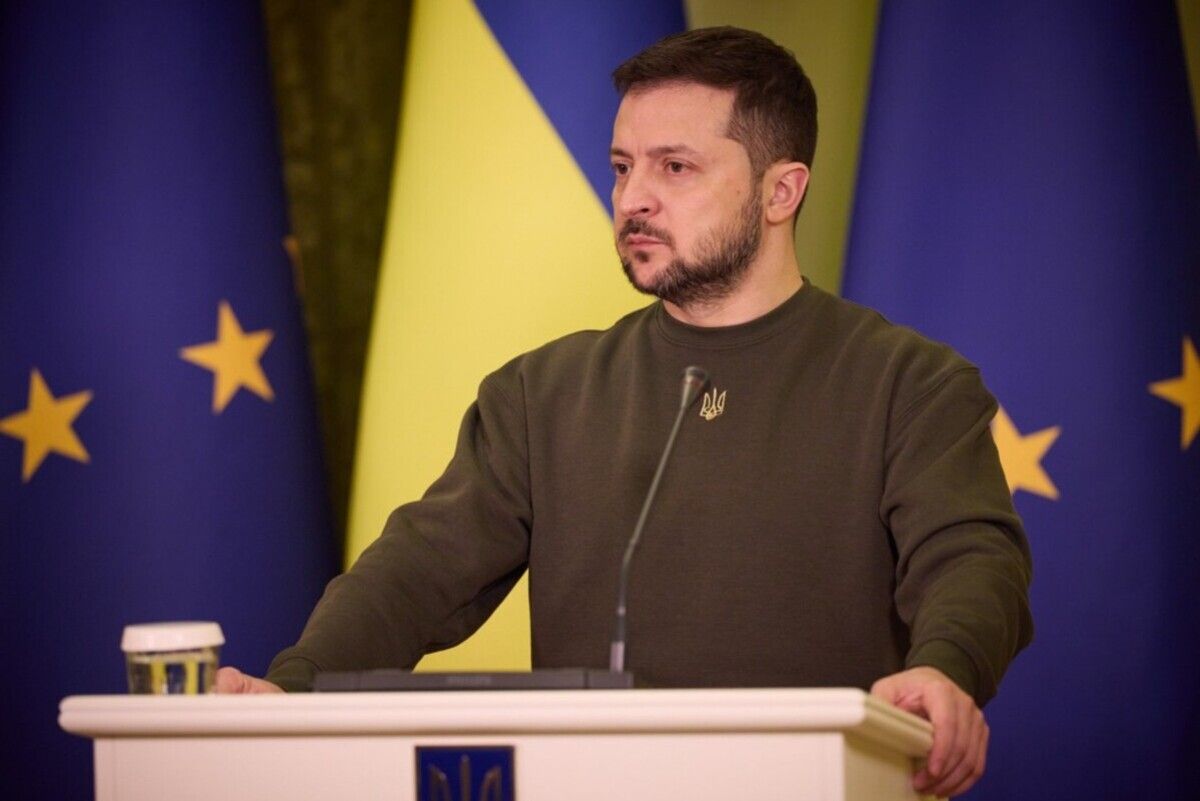 Зеленський виступив із промовою на пресконференції - 24 Канал Зеленський виступив із промовою на пресконференції - 24 Канал