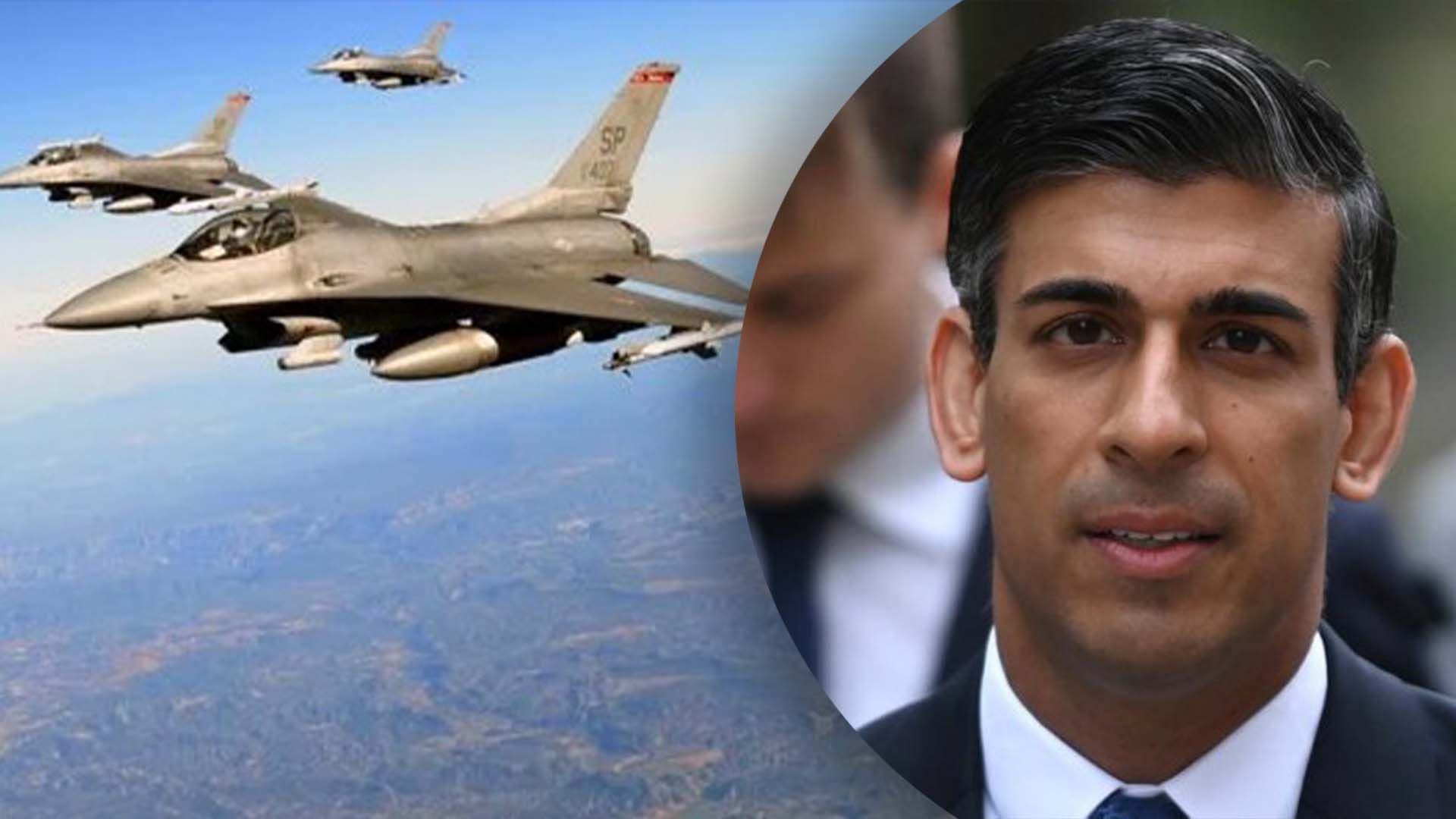 Сунак прокоментував питання винищувачів Сунак прокоментував питання винищувачів