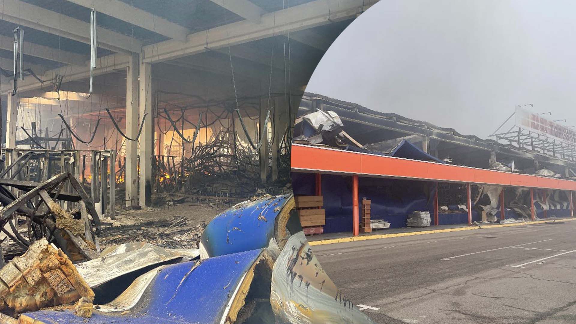 Россияне в Херсоне обстреляли "Эпицентр" Россияне в Херсоне обстреляли "Эпицентр"